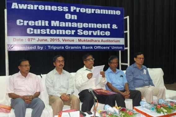 Tripura Gramin Bank officers Union organized awareness programme